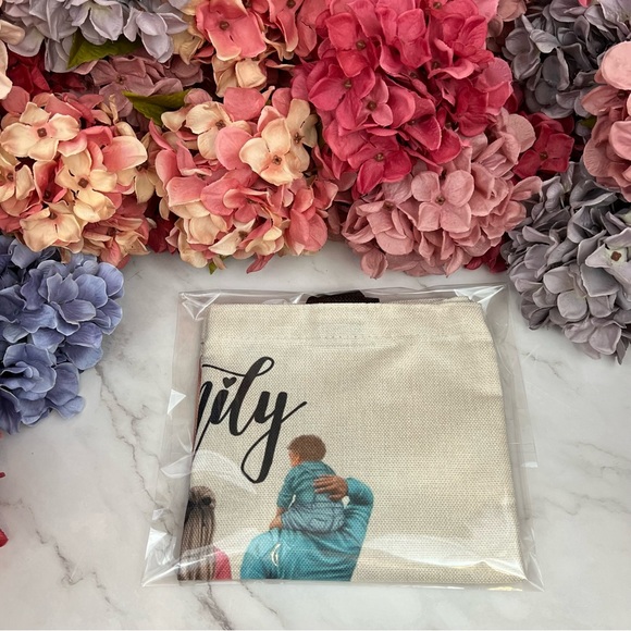 Eco-Friendly Family of Four Folding Tote Bag - Picture 15 of 16